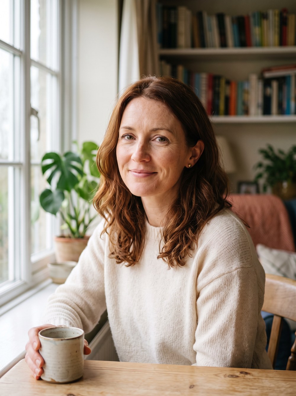 Hannah Whitfield-Rowe at home
